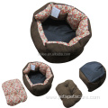 Flower shape fabric dog bed pet beds